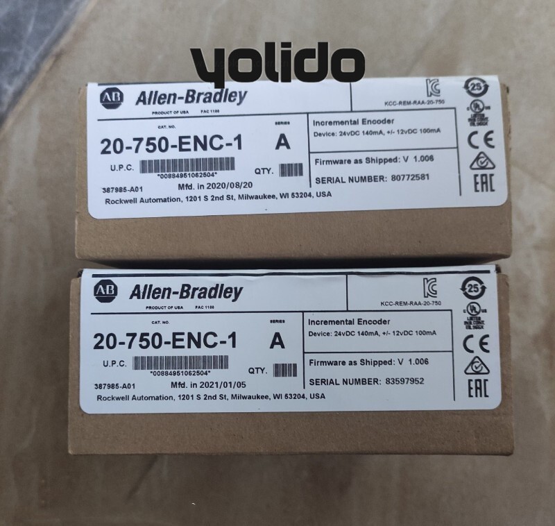 In Stock Allen-Bradley 20-750-ENC-1 20750ENC1 Module us free tax