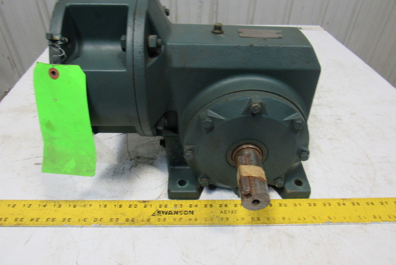 Dodge 180WM28A13 12.7:1 Ratio 1750RPM 5Hp Input 138RPM RH Output Gear Reducer