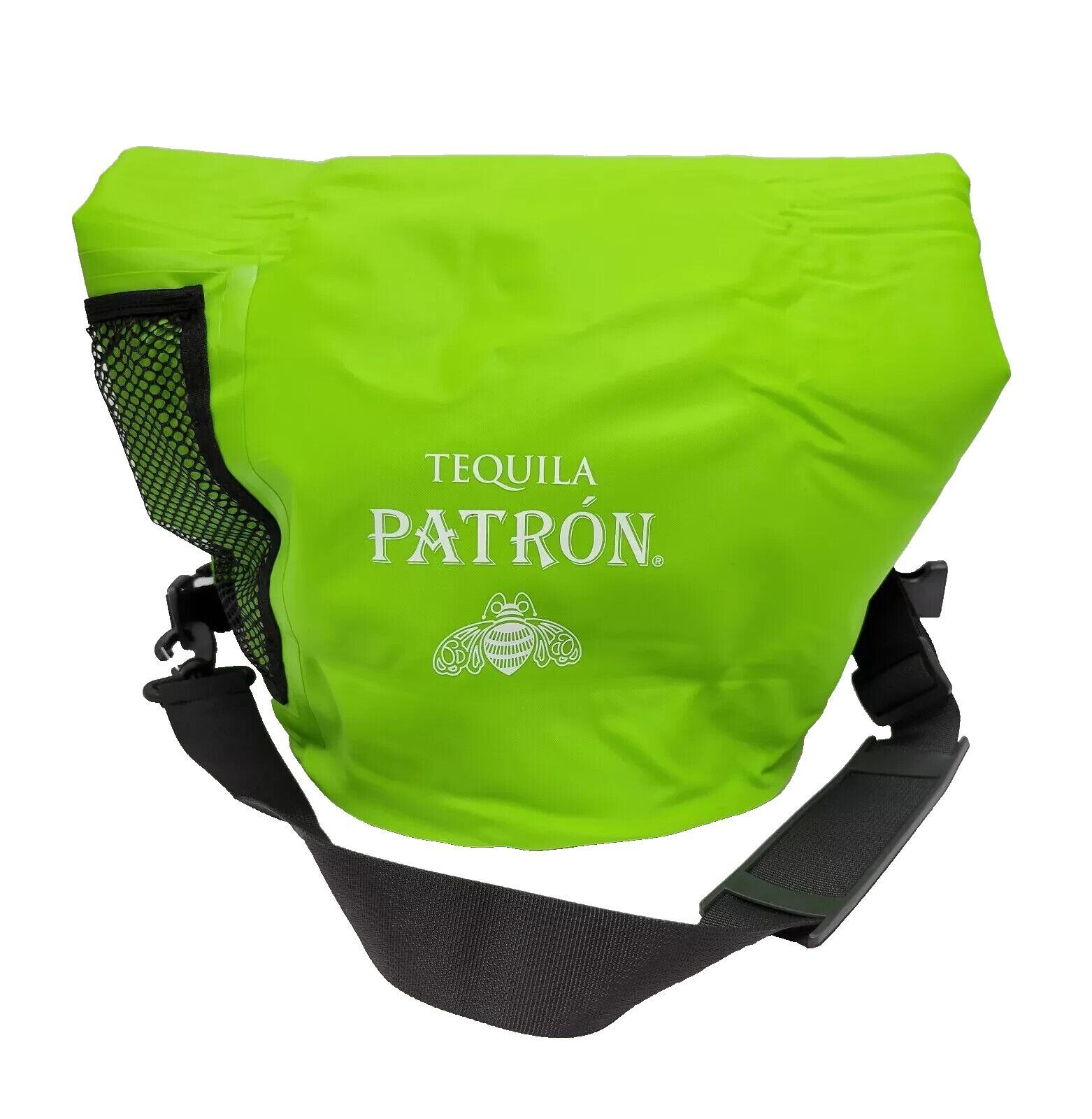 Patron Tequila Branded Advertising Dry Bag Insulated Cooler Backpack Tote NEW
