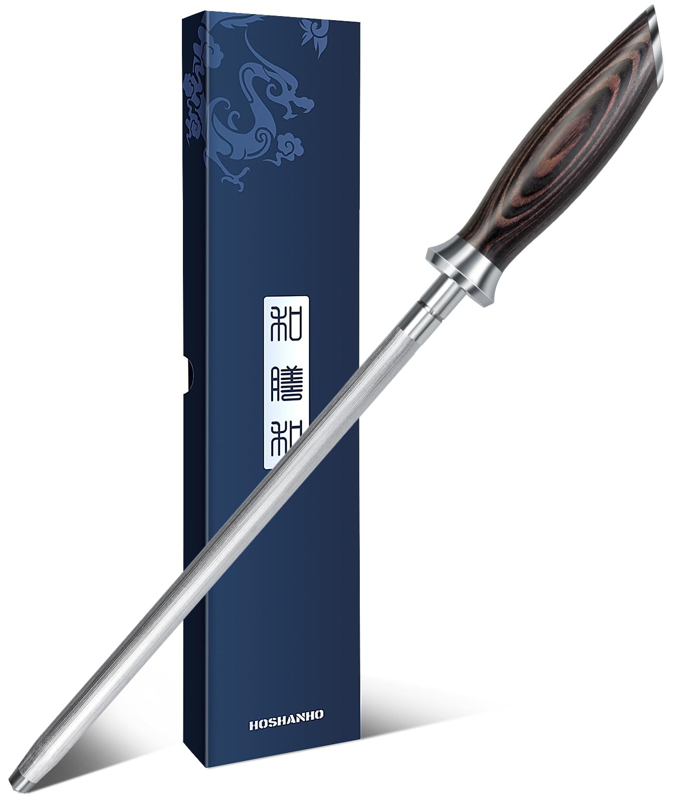 Honing Rod, 10 Inch Professional Kitchen Knife Sharpener Rod