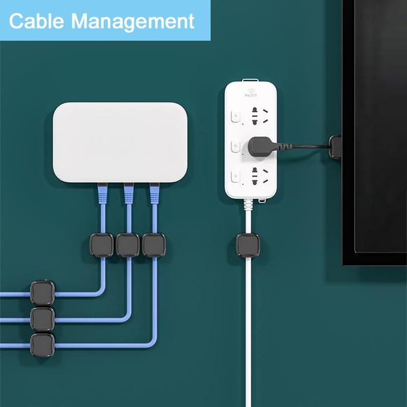 Magnetic Cord Organizer,Magnetic Cable Holder,8 PCS Cable...