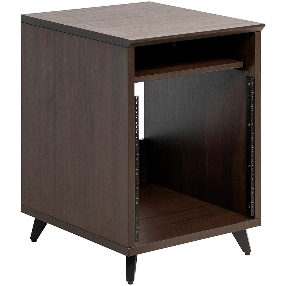 Gator Frameworks Elite Furniture Series 10U Studio Rack Table Dark Walnut