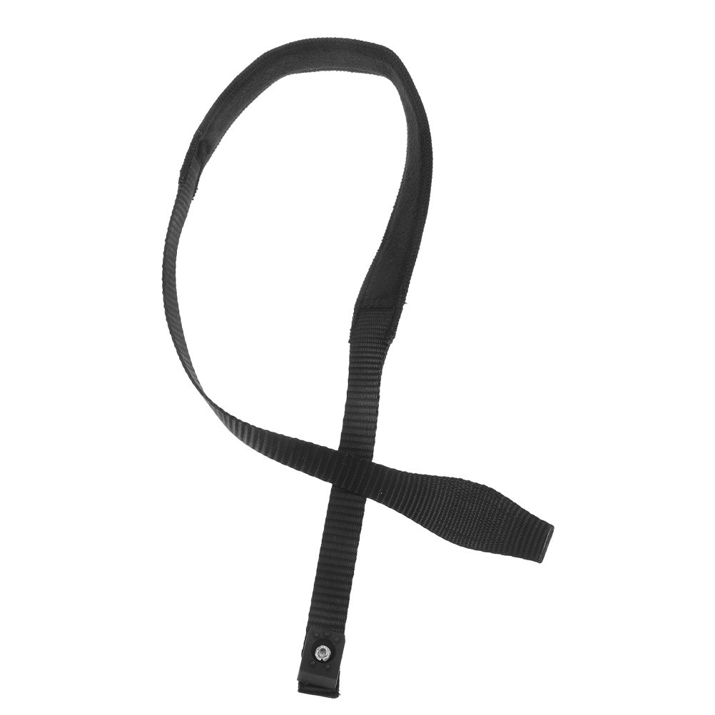 Sleek Black Trekking Pole Strap Durable Wrist Leash for Outdoor Activities