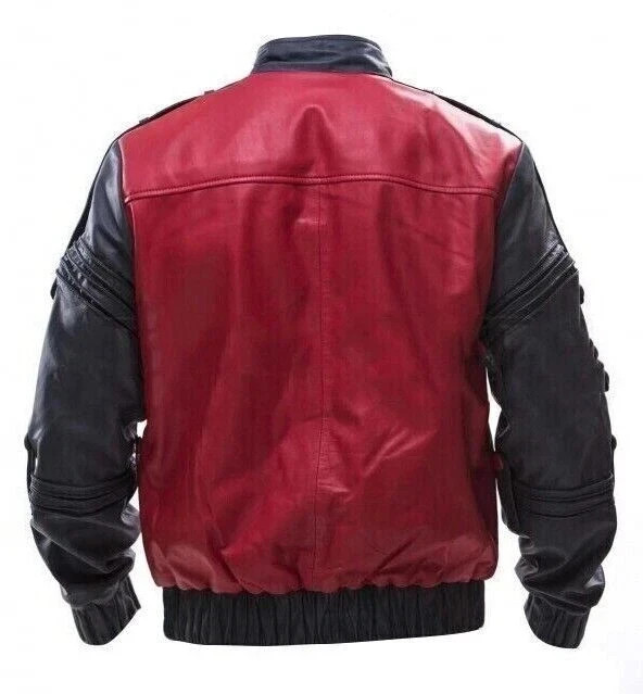 Marty McFly Back To The Future Part 2 Michael J.Fox Real Leather Jacket