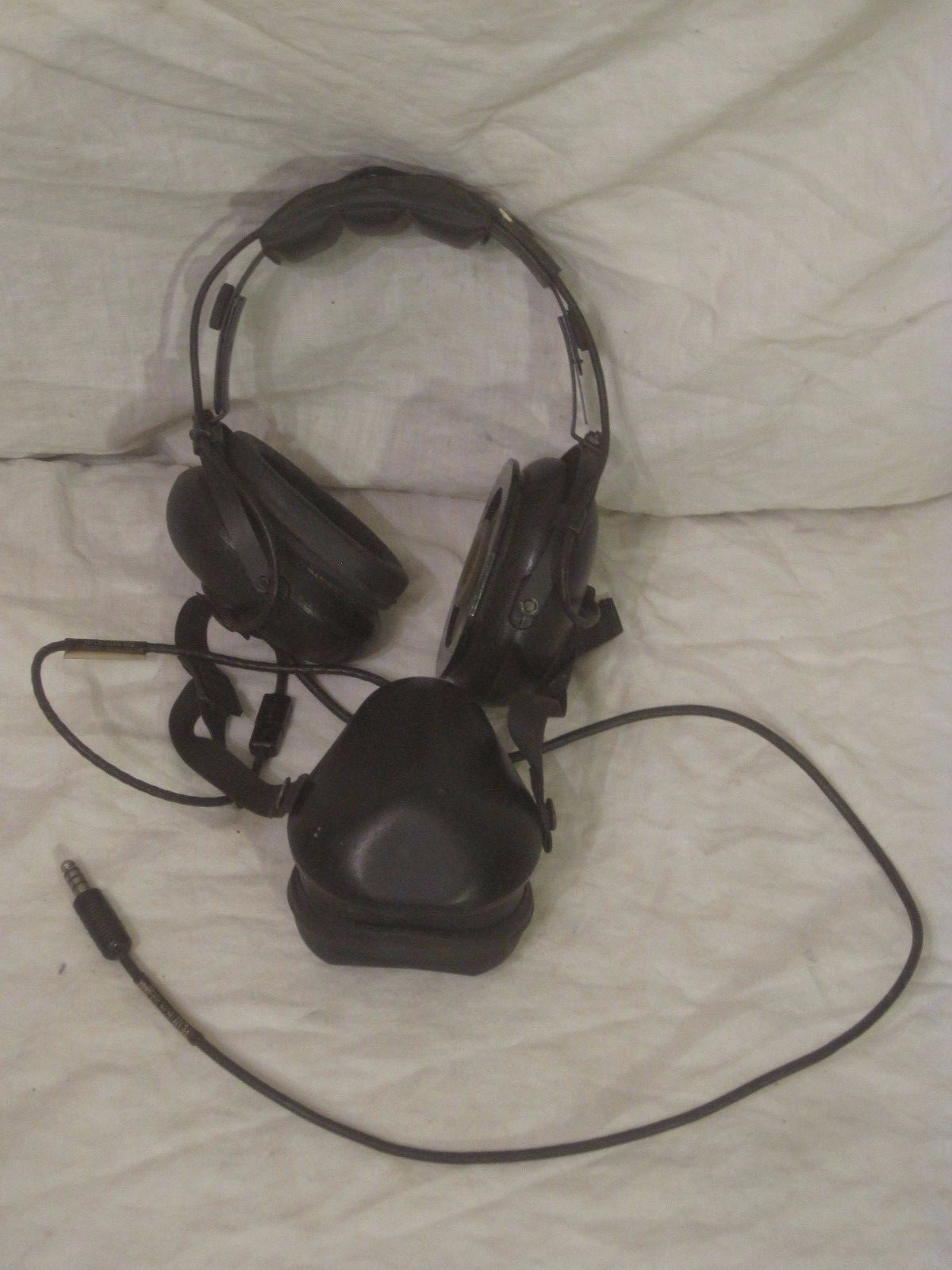 vintage Astrocom 10355-B headset communicator w/ Electro-Voice M169A microphone
