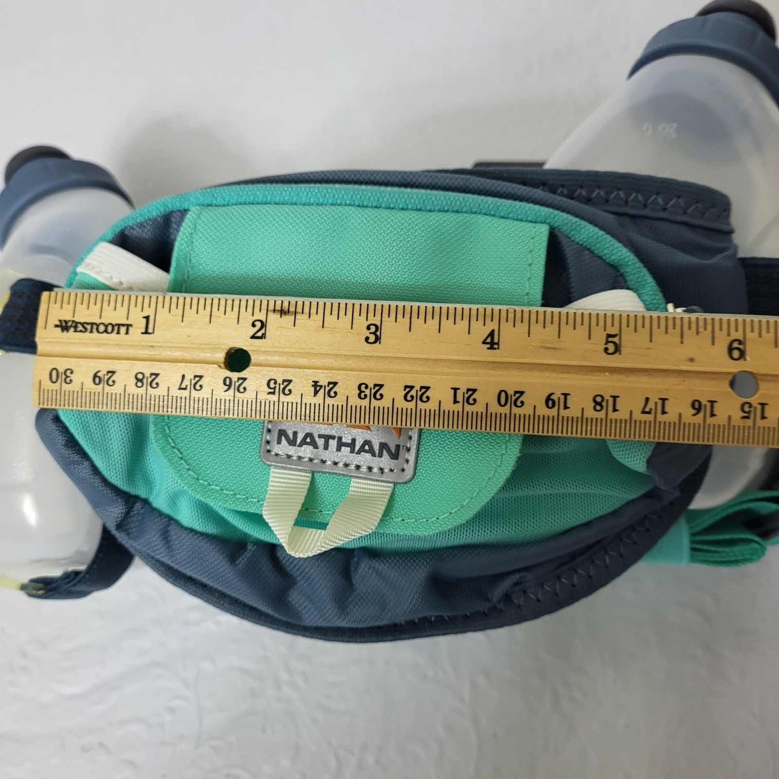 Nathan Trail Mix Plus Adjustable 2 Bottle Hydration Belt Waist Pack Running NWT