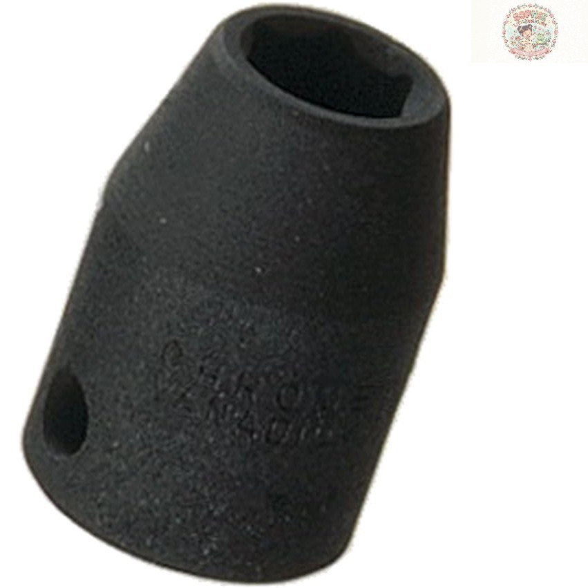 Professional 3/8" Dr. 9mm Impact Socket - Durable Chrome Vanadium Steel Design