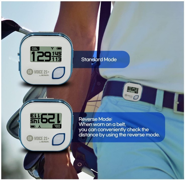 Golf GPS Rangefinder with Voice Guidance Blue