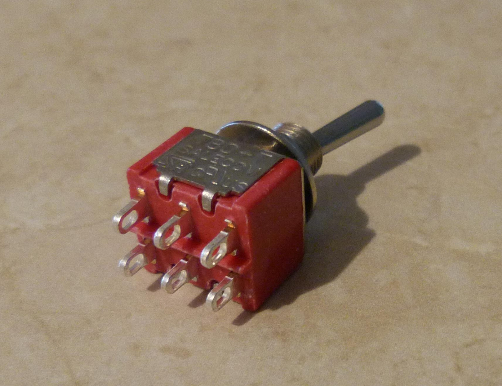 Salecom T80-T DPDT Mini Toggle Switch - 2 positions On On