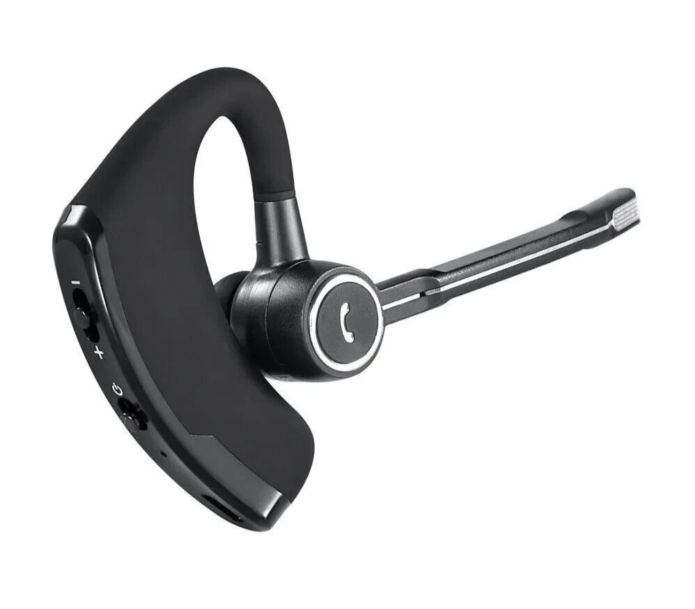 Truck Driver Office Headset Wireless Bluetooth Earpiece Mic Calling Skype VoIP