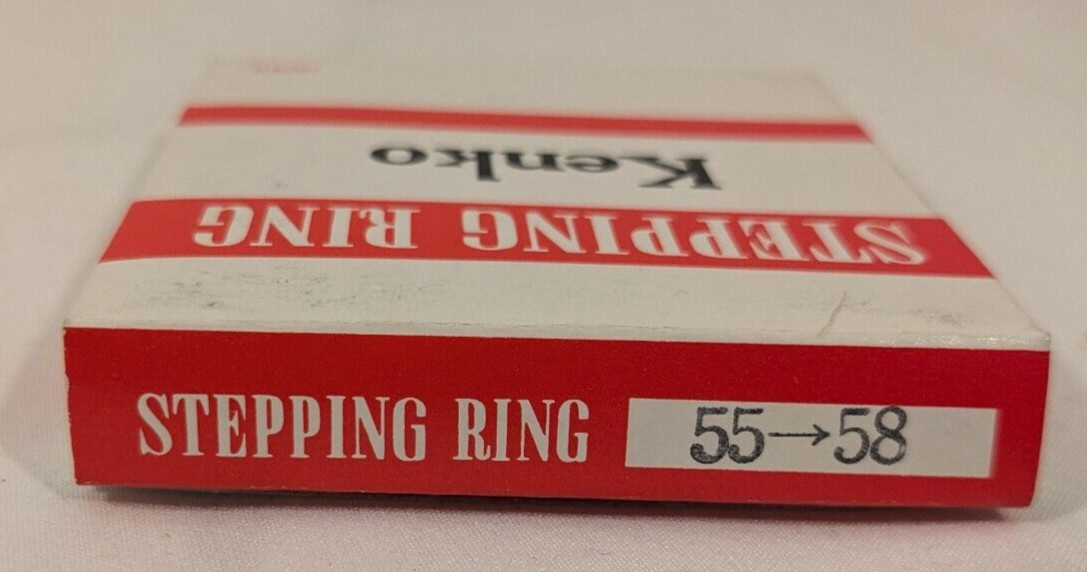 NEW OLOD STOCK Kenko Stepping Ring 55mm to 58mm NEW OLD STOCK