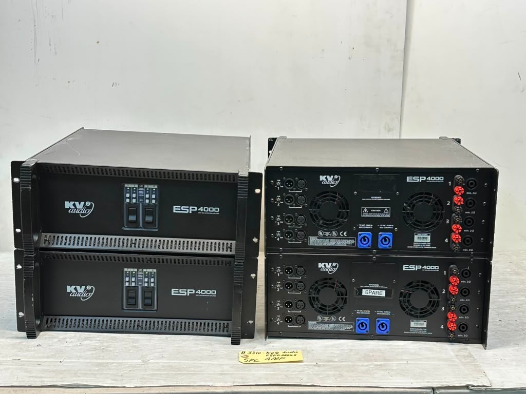 KV2 Audio ESP4000 4 X 1000 Watt Channel Amp #MS3310 (One) (TRUEHEARTSOUND)