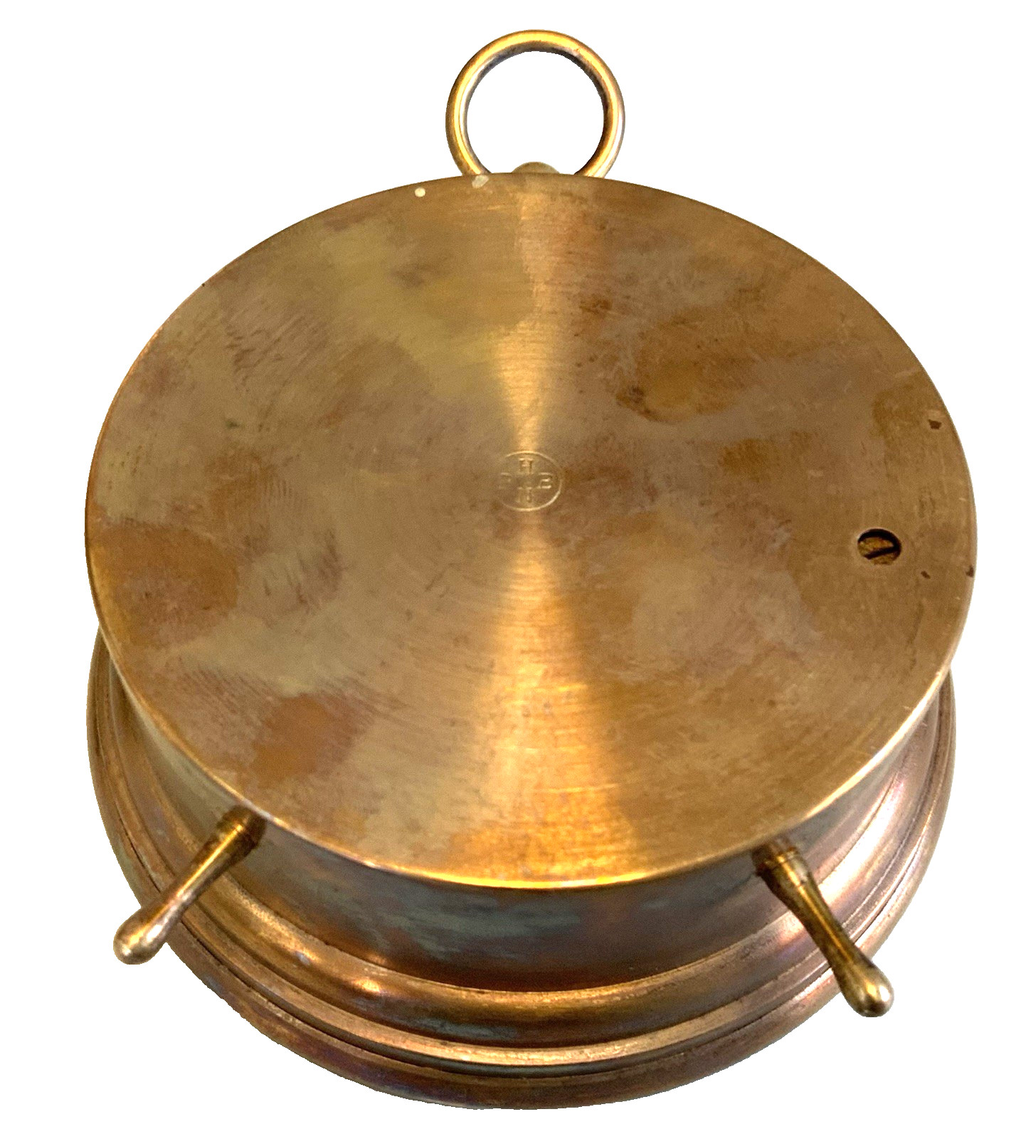 Antique Benchtop Holosteric Barometer 19th Century Brass