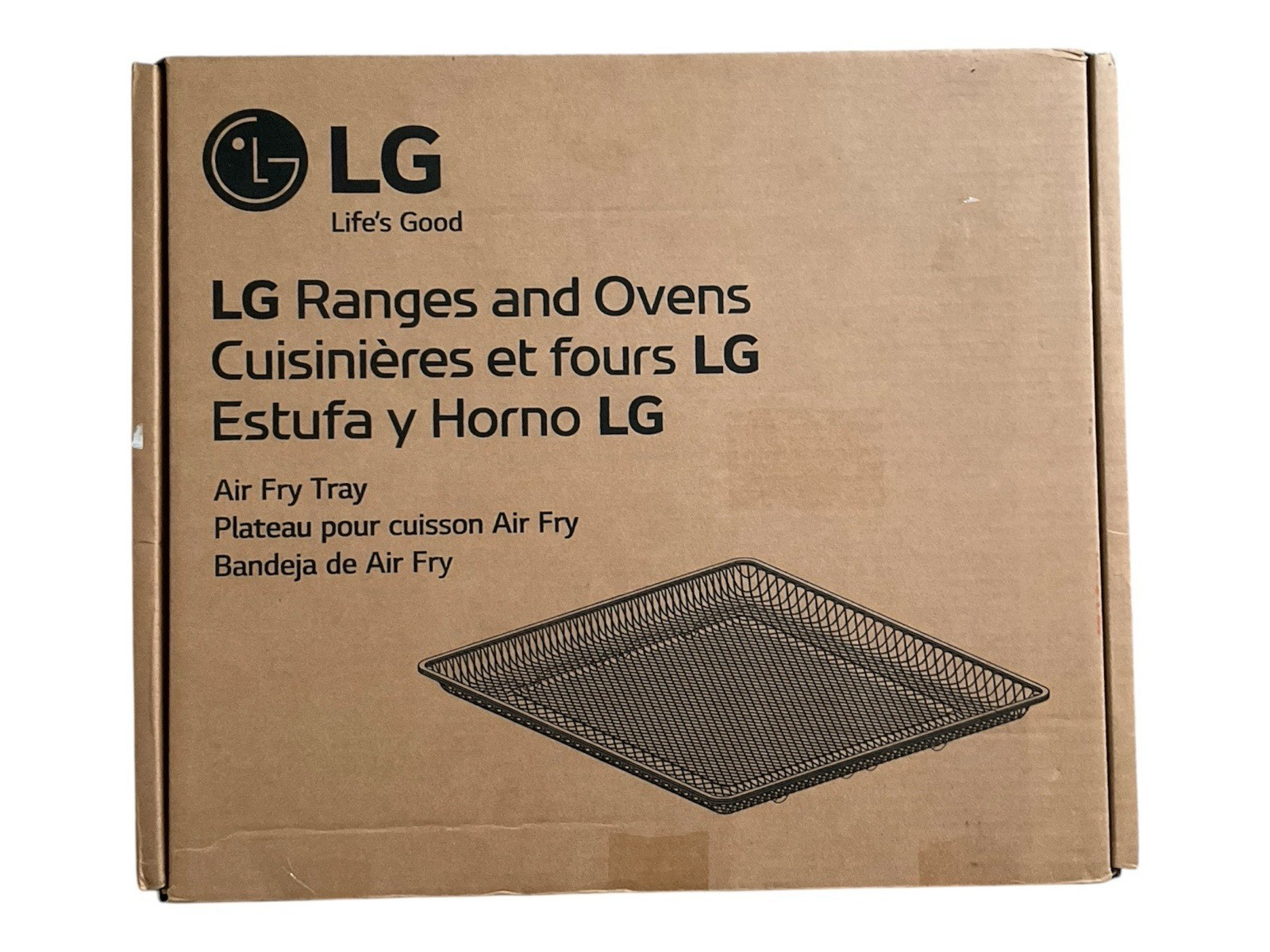 LG Ranges & Ovens Air Fry Tray Stainless Steel. AHT75334402. Model LRAL303S