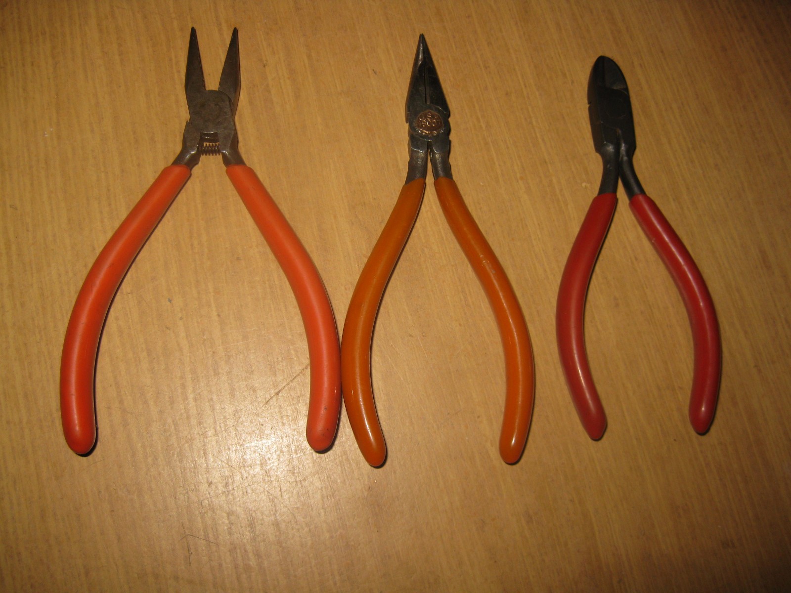 Snap-on Jensen 4" MINI NEEDLE NOSE PLIERS Lot *USED*