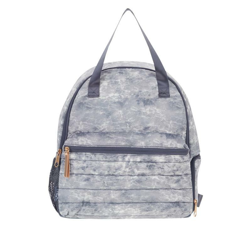 #Insulated FIT & FRESH 2-in-1 Lightweight Backpack - Gray Marble