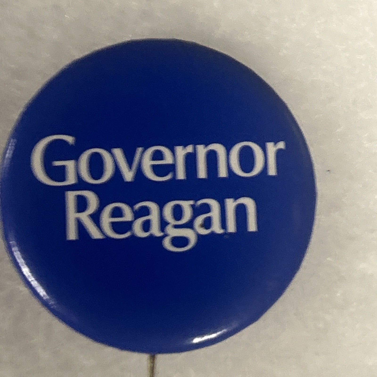 Governor Reagan  1 1/4” pinback button pin