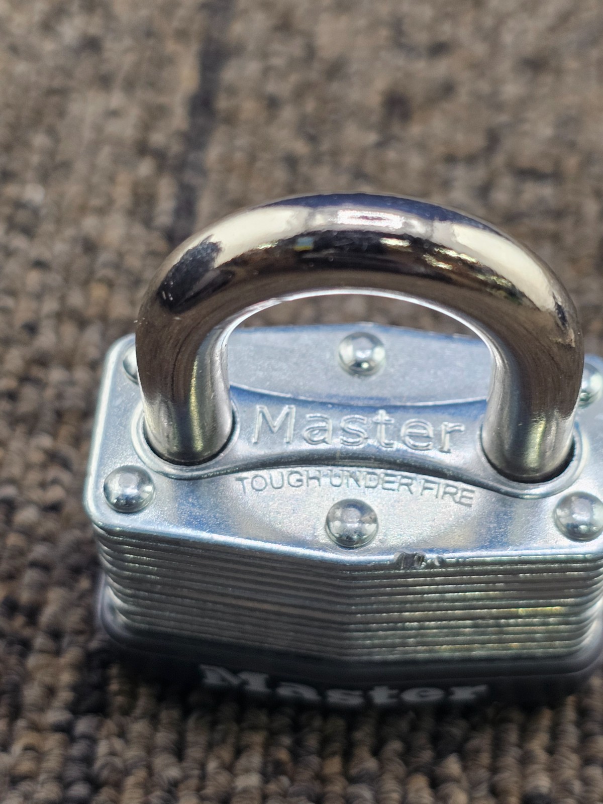 (QTY 2) Master Lock 500KA: Warded Laminated Padlocks Key 203