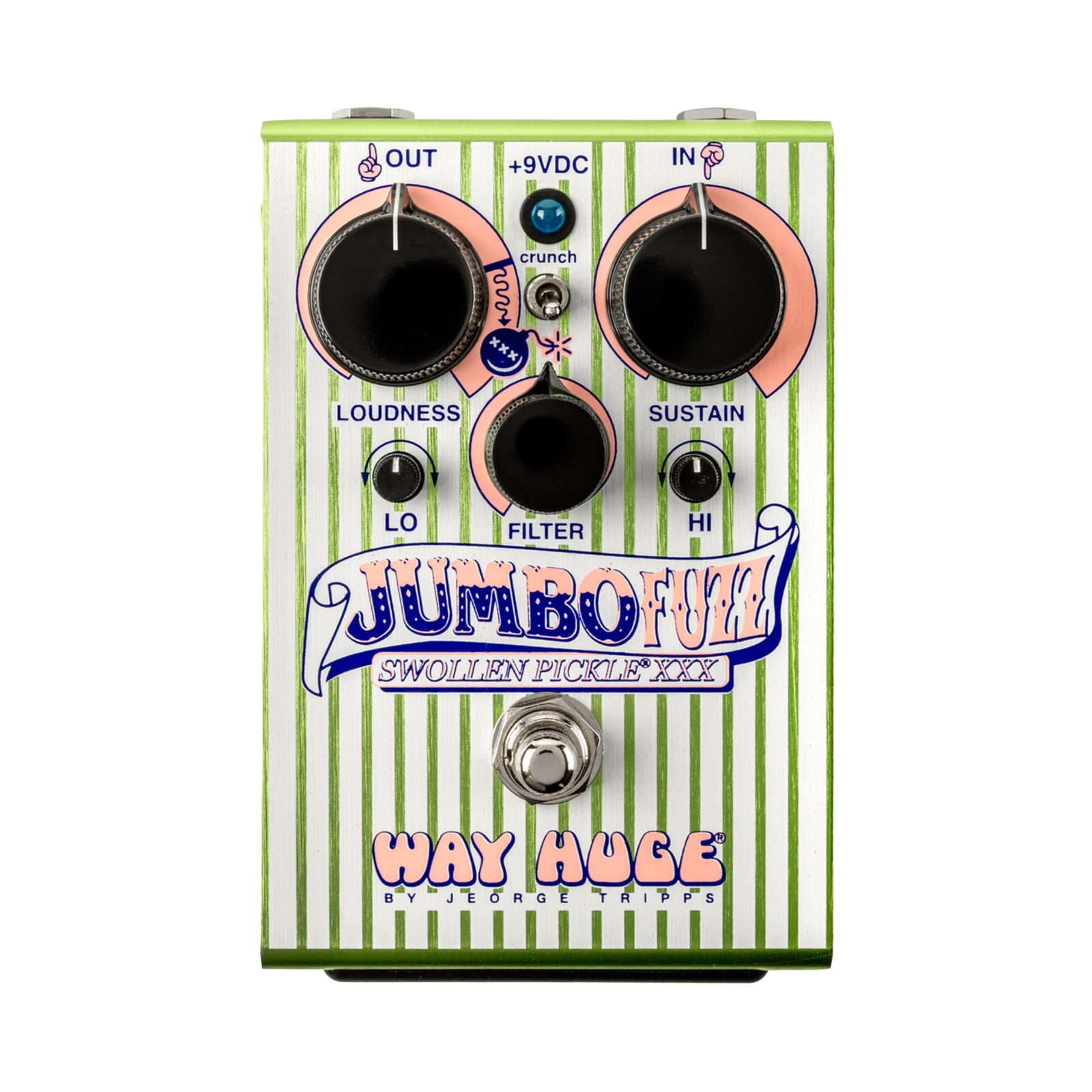 Way Huge WHE407 Jumbo Fuzz Swollen Pickle XXX 30th Anniv LE Fuzz Effects Pedal
