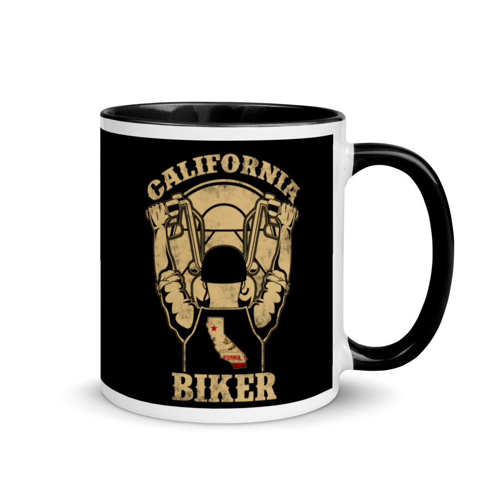 Mug with Color Inside California Biker