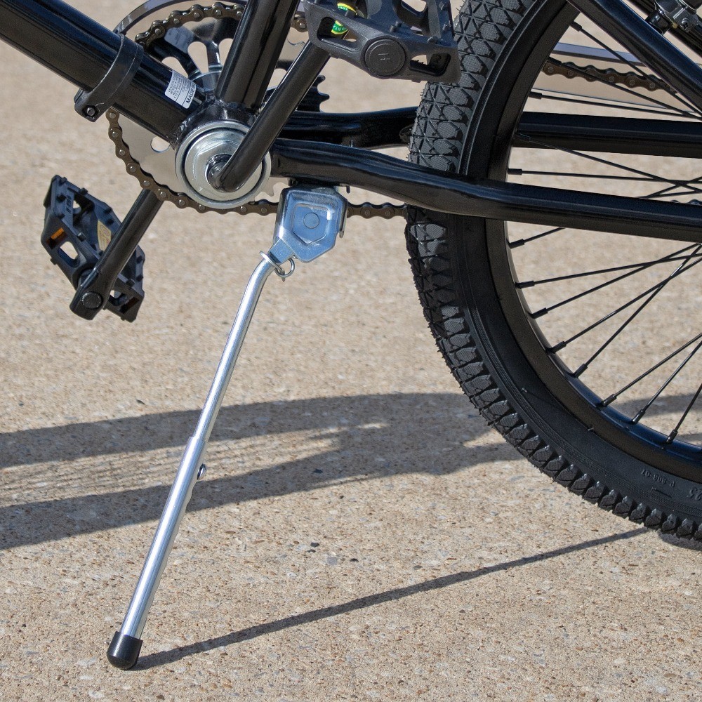 Adjustable Bicycle Kickstand for Bikes Universal Mounting Gray Bike Stand