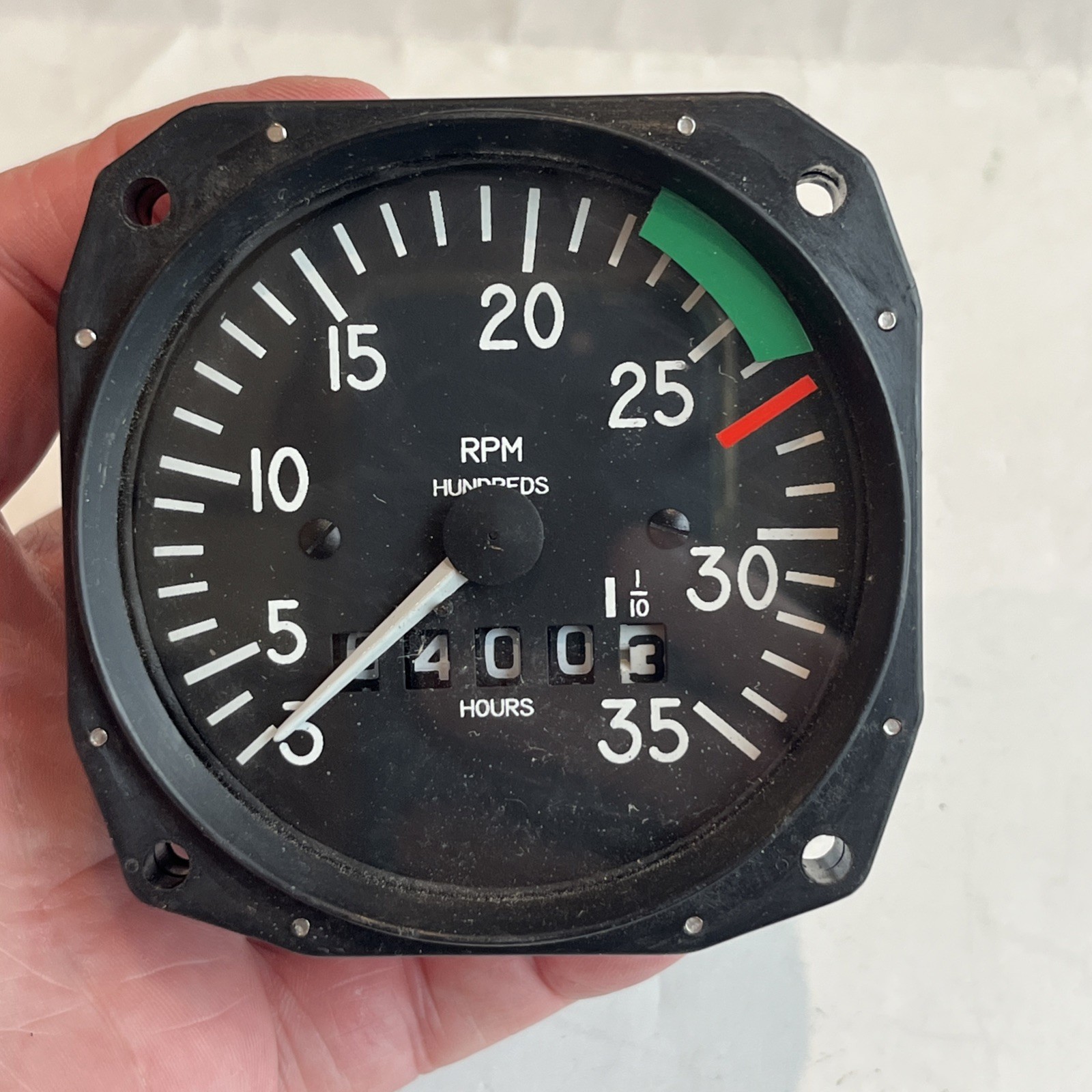 MITCHELL MECHANICAL RECORDING TACHOMETER P/N D1-112-512