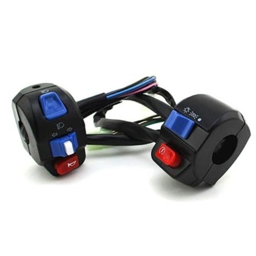 Aluminum 7/8'' 22mm Left Right Handle Switch Control Assembly Set for 50cc 125cc