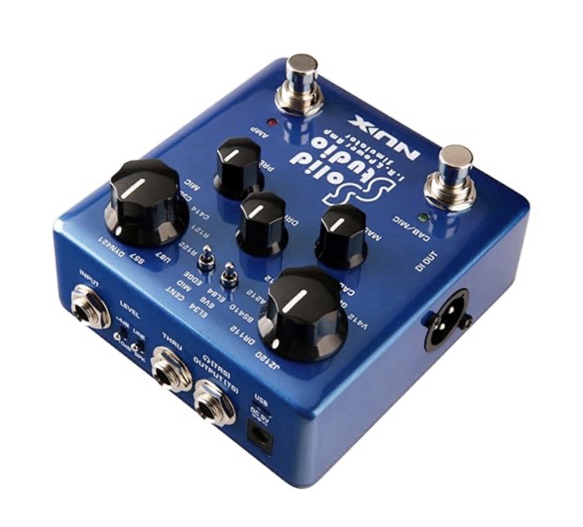 NUX NSS-5 Solid Studio IR+ Power Amp Simulator Pedal - Record Direct NIB