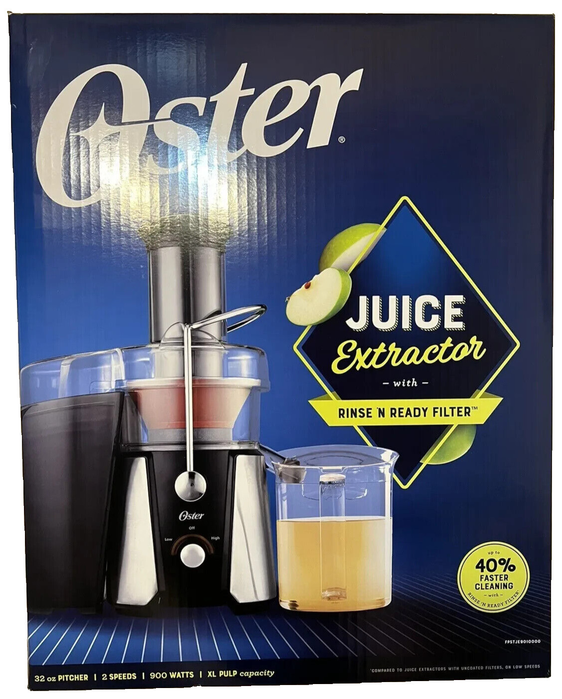 Oster Juice Extractor Rinse N Ready Filter Faster Cleaning  FPSTJE9010000 900W