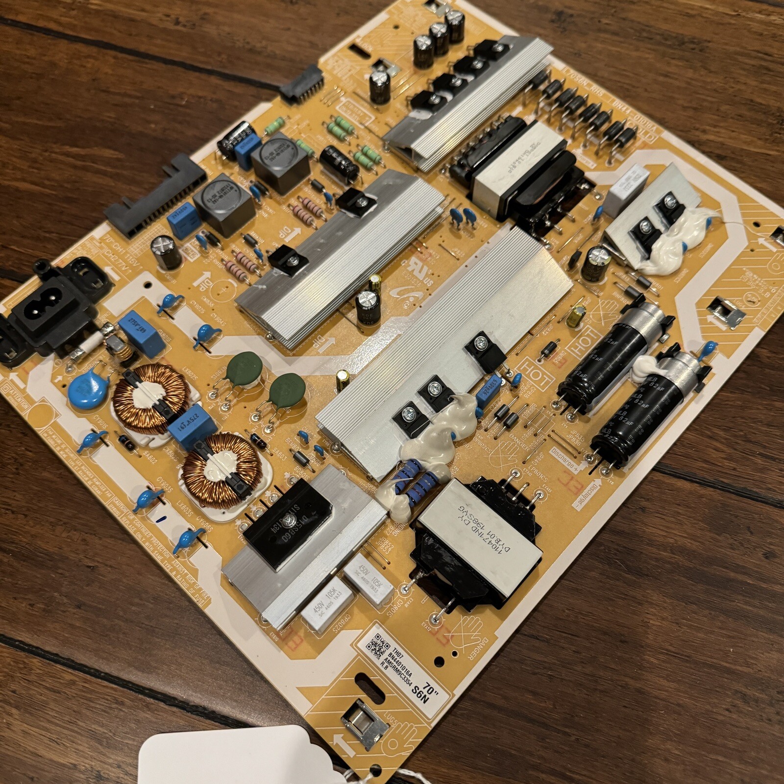 SAMSUNG BN44-01016A POWER SUPPLY BOARD FOR UN70NU6070F AND OTHER MODELS