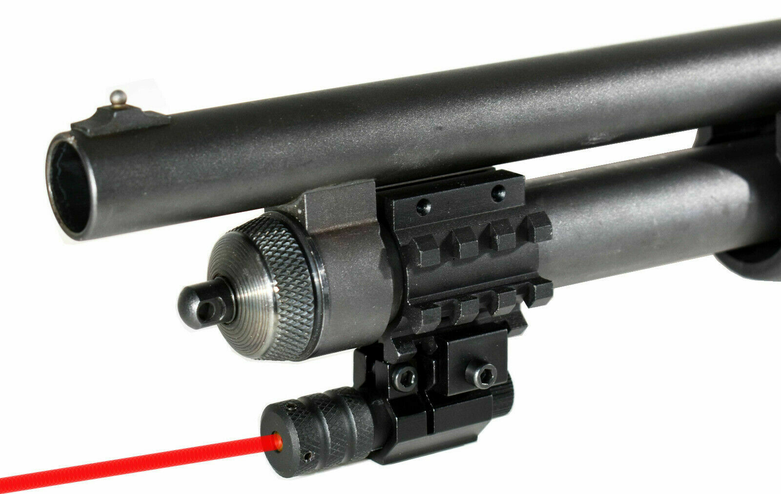 TRINITY Tactical Red Dot Sight & Laser Mount Kit for Savage Stevens 320 12 Gauge