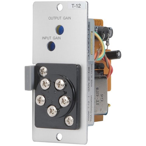 TOA Electronics T-12S - Unbalanced Line Input Module