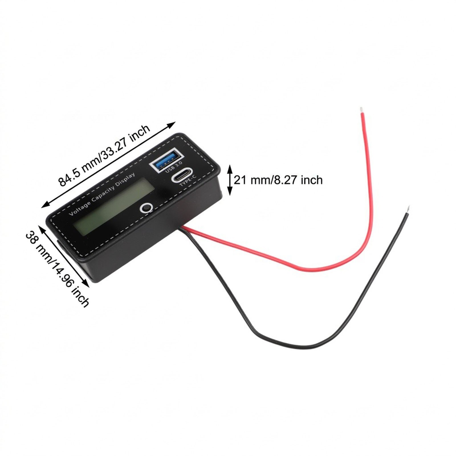 Battery Indicator Voltmeter 8 to 30V with and for Electronic DIY
