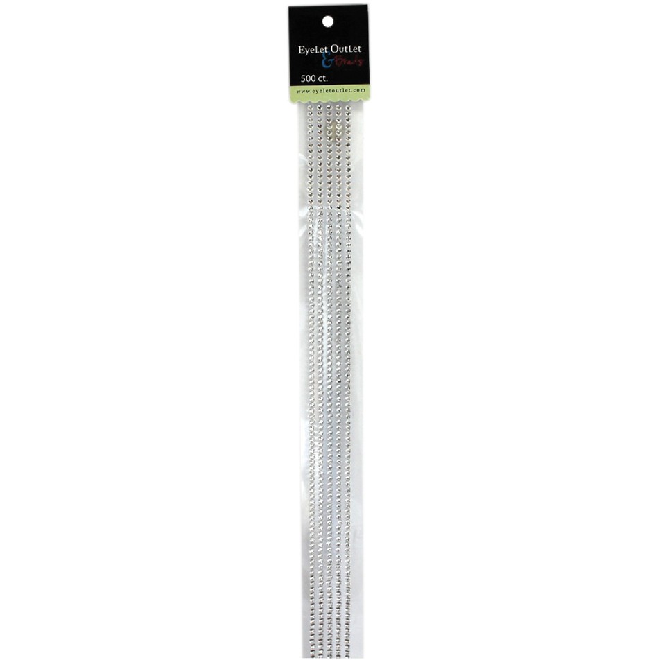 Eyelet Outlet Bling Self-Adhesive Jewel Strips 12" 5/Pkg-Clear
