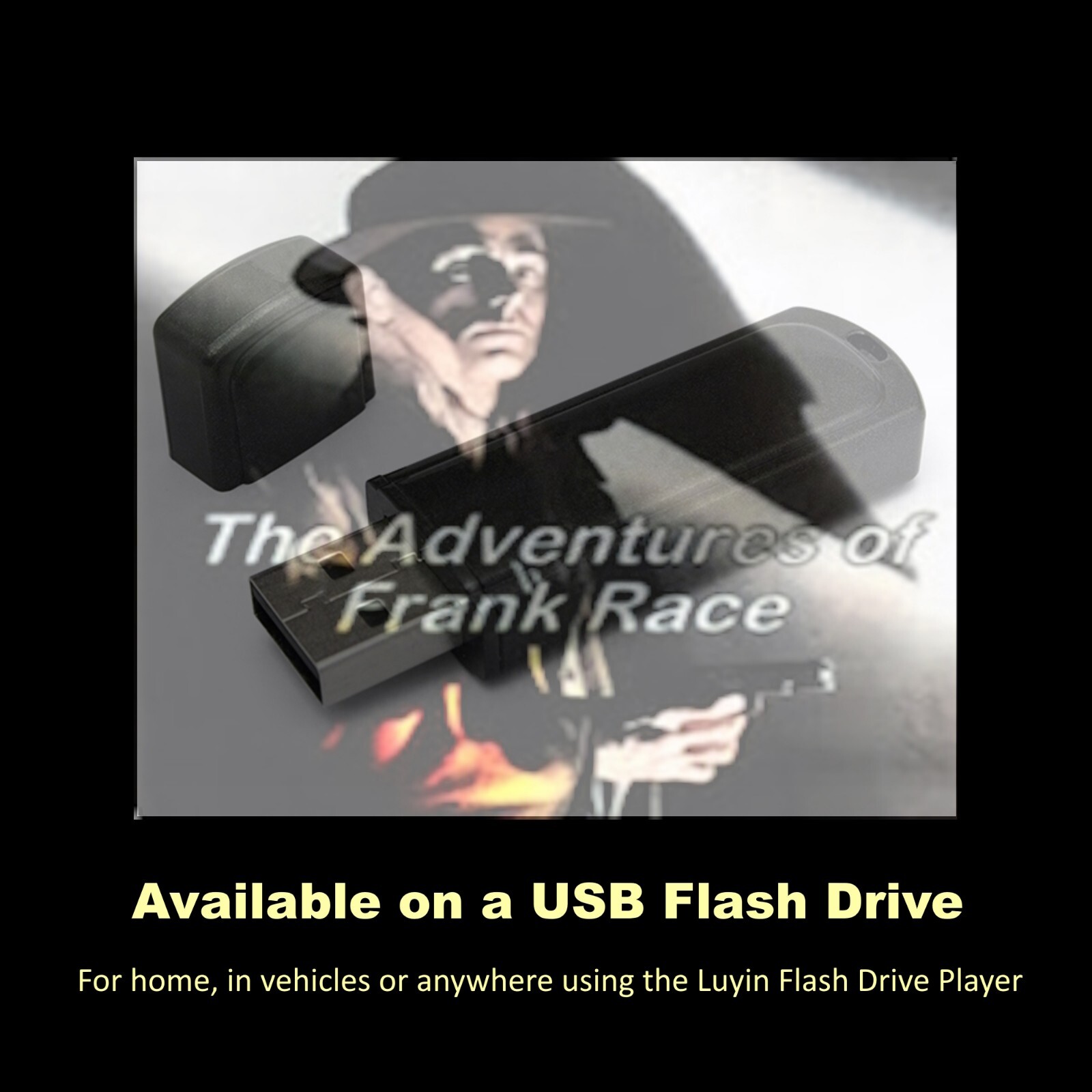 ADV OF FRANK RACE. INVESTIGATOR OF INSURANCE SCAMS. 43 SHOWS ON USB FLASH DRIVE