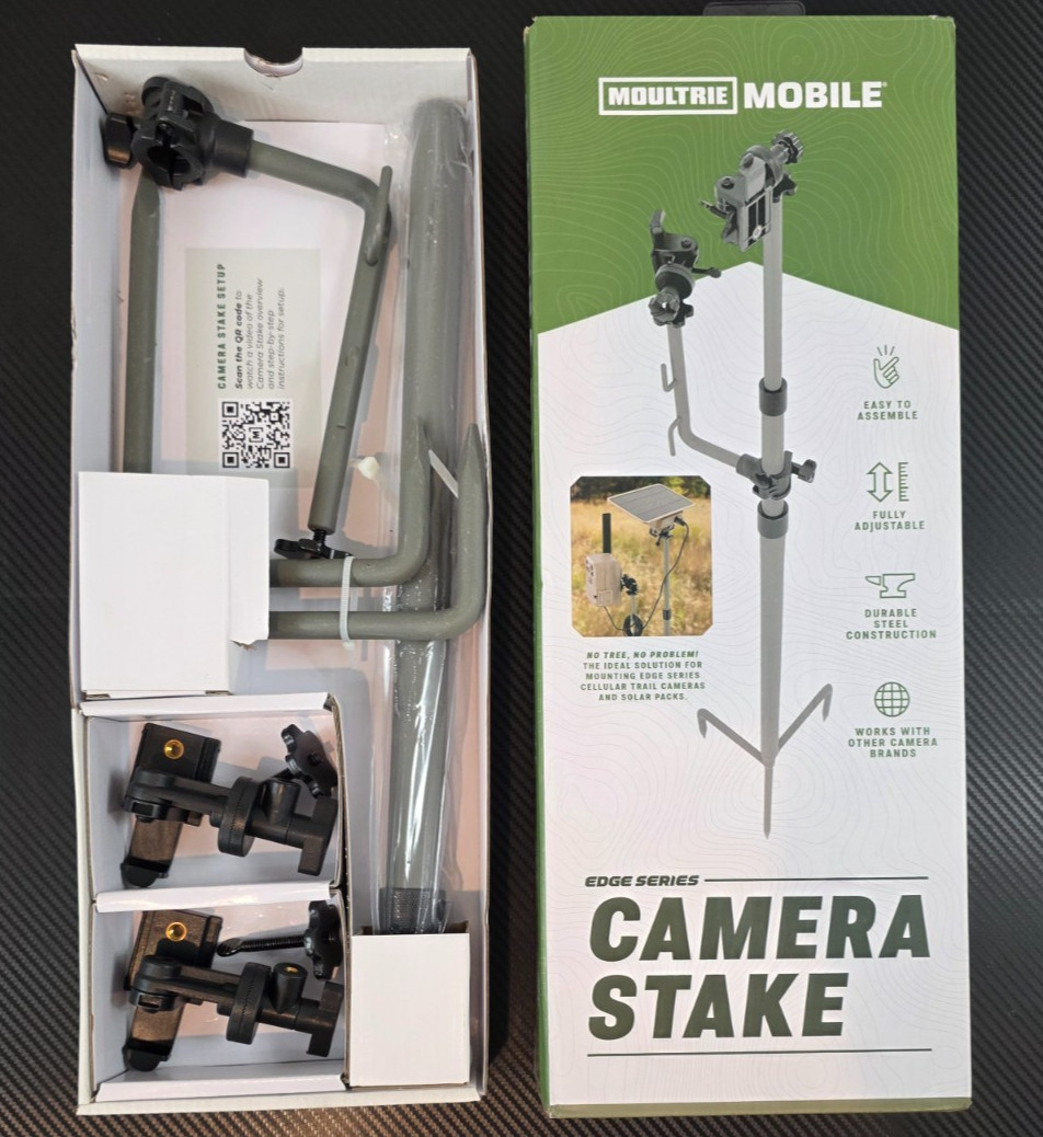 Moultrie Mobile Edge Series Camera Stake Adjustable Steel Mount