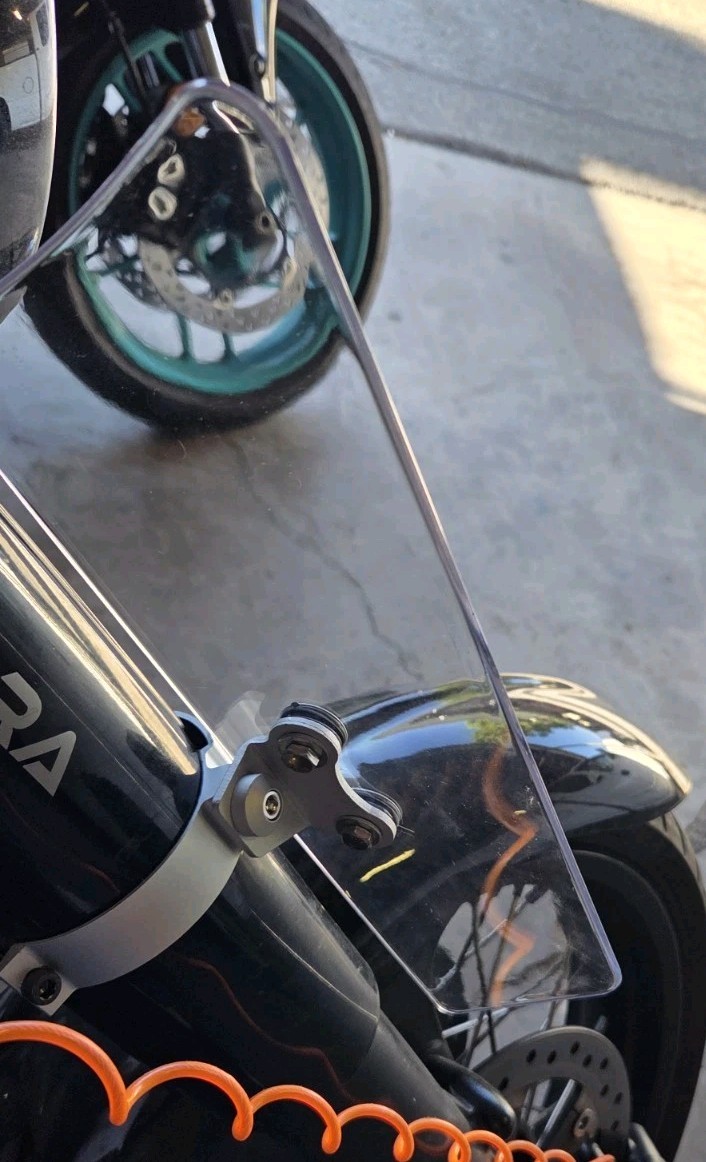 Wind Air Deflector BMW R18 Front Fork Large Clear Or Smoke