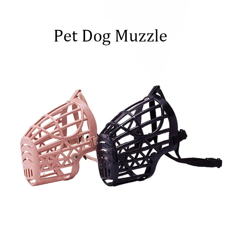 Adjustable Dog Muzzle Safety Breathable Anti Barking Pet Mouth Mask Small Medium