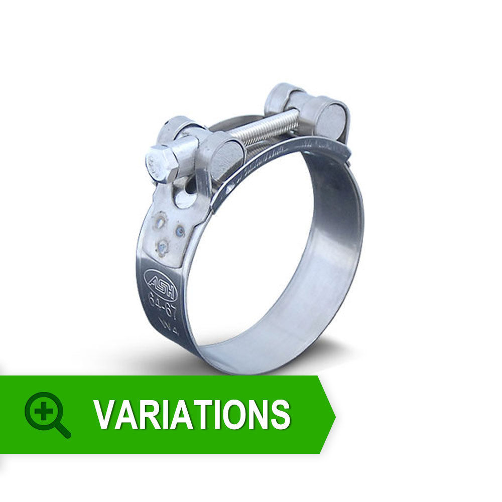 Performance Stainless Steel T Bolt Hose Clamp Turbo Radiator  for Mitsubishi