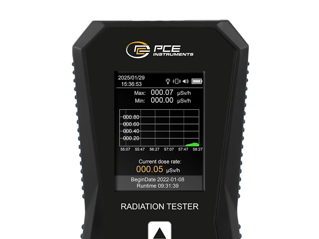 PCE PCE-RAM 3 - Radiation Detector (Gamma, Beta, and X-Rays / Adjustable Alarm