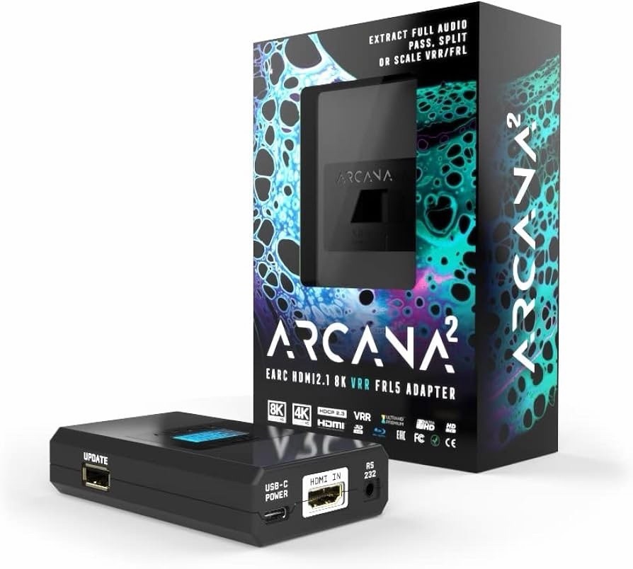 HDFury 8K Arcana VRR 40Gbps Arcana2 HDMI 2.1 eARC Adapter/Splitter Extractor