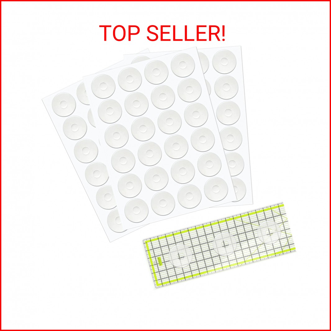 Non Slip Grips for Quilting Rulers Quilt Templates, Birllaid Non-Slip Adhesive R
