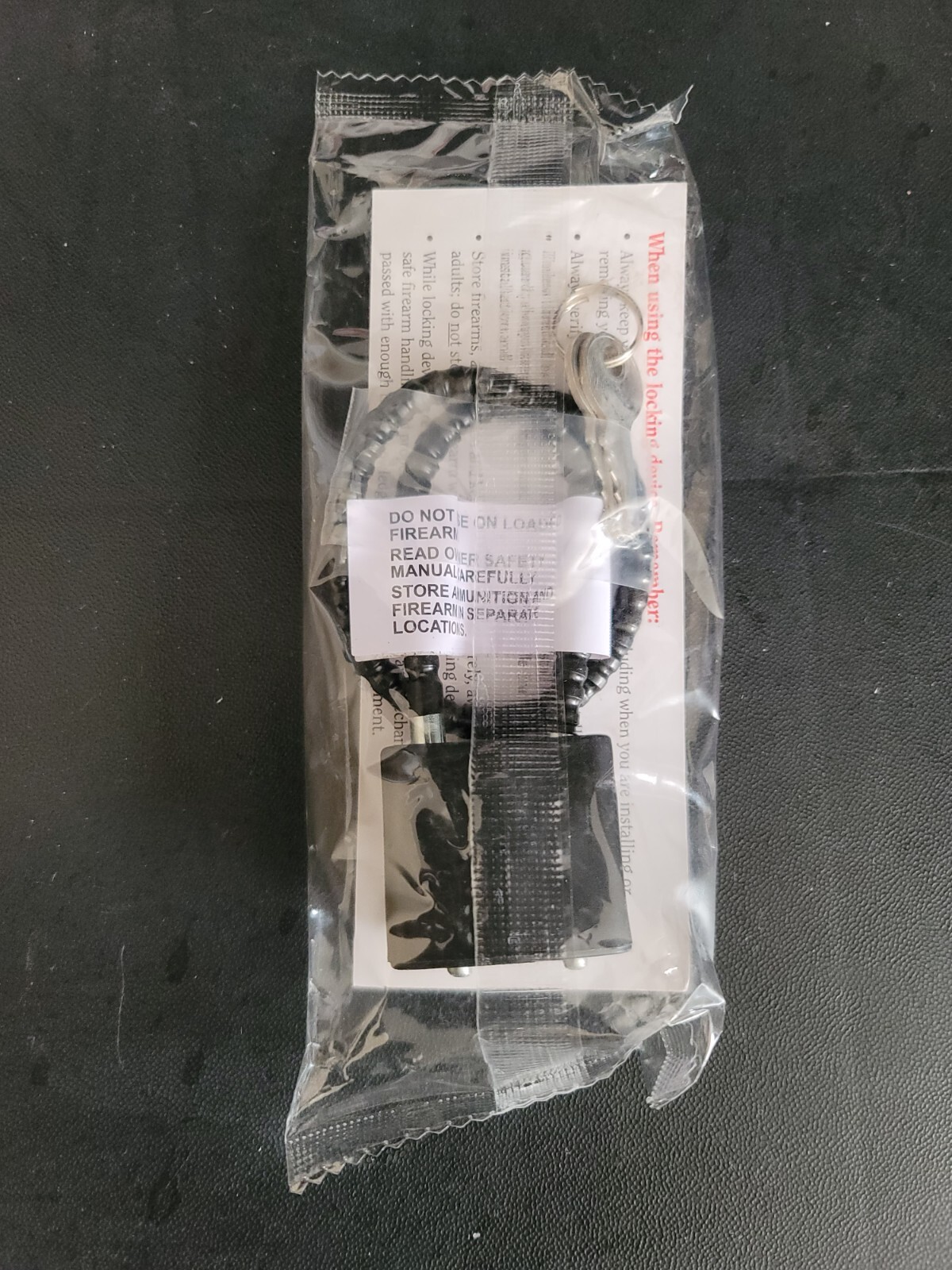 Ruger Pistol or Revolver Lock, New