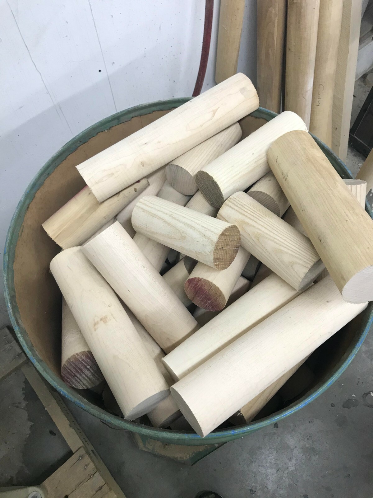 90+" TOTAL *QUALITY* 3" Hard/Silver Maple Dowel Woodworking/Craft Dowel Ends