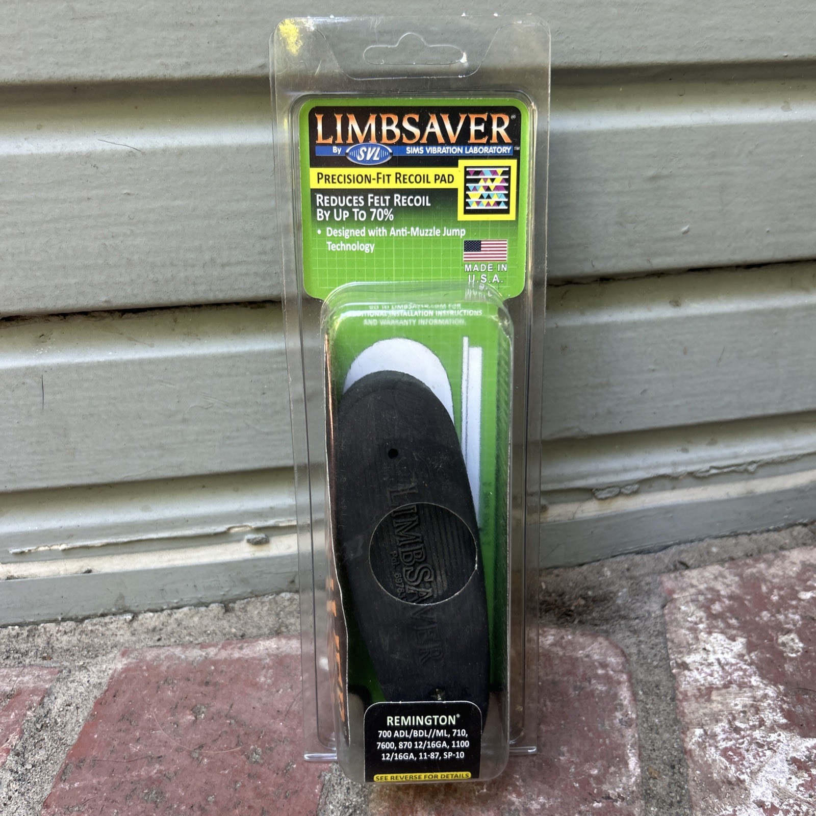 Limbsaver Precision Fit Recoil Pad Black 10101 Remington 700 710 7600 870 1100 +