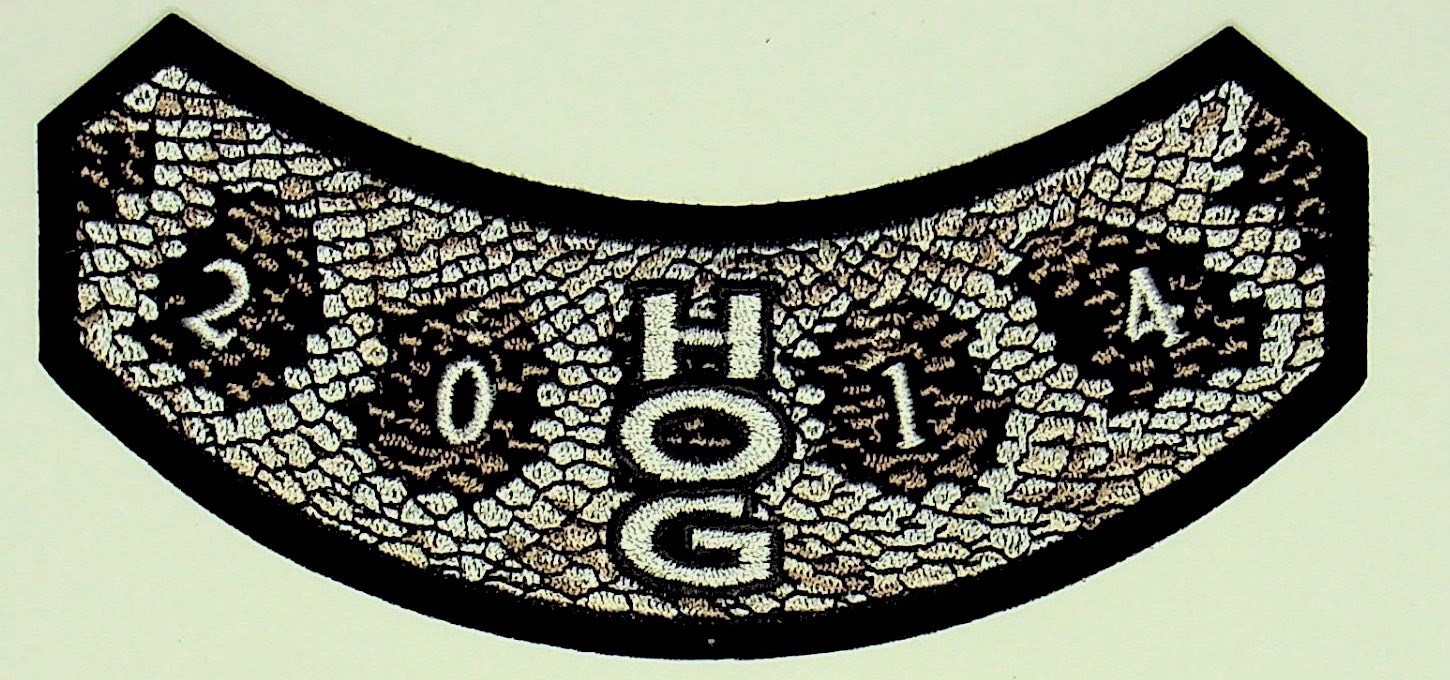 Five Collectable Harley Davidson Hog Patches -KK-56