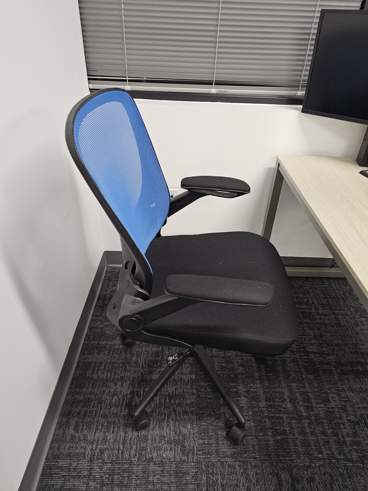 Office chairs! (Red and Blue)