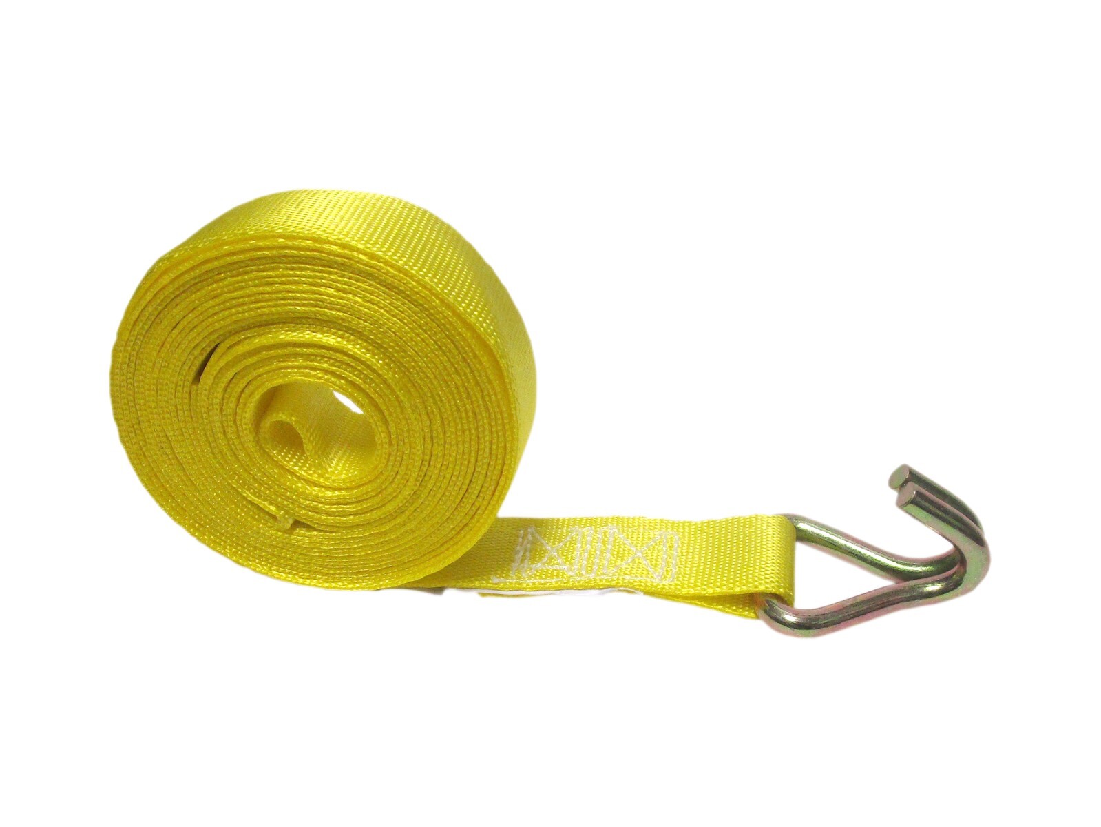 8 Pack 1" x 15 FT Ratchet Tie Down Strap with Finger J Hook Cargo Control