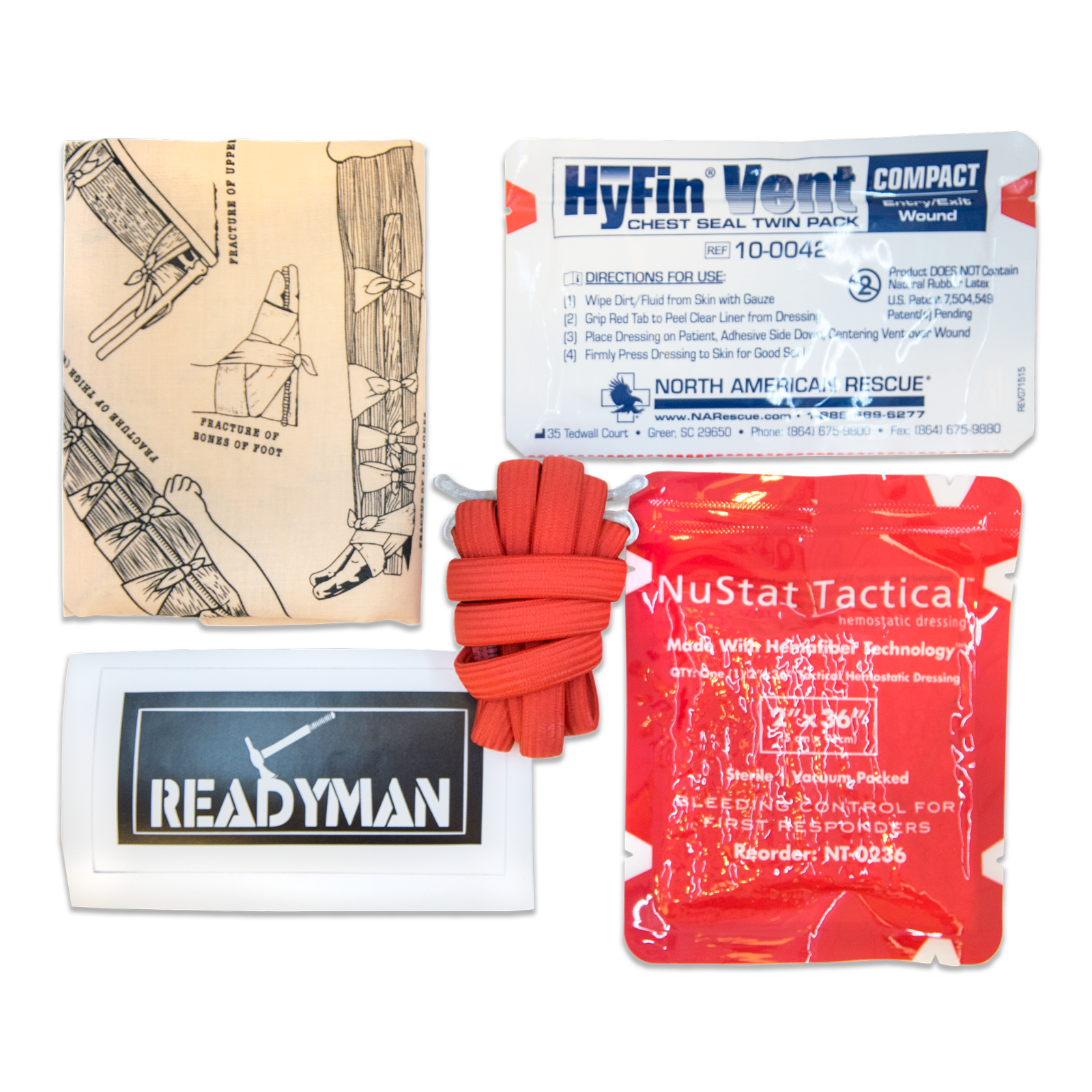 Readyman Compact Bleeder First Aid Kit Emergency Trauma Wound Survival Gear