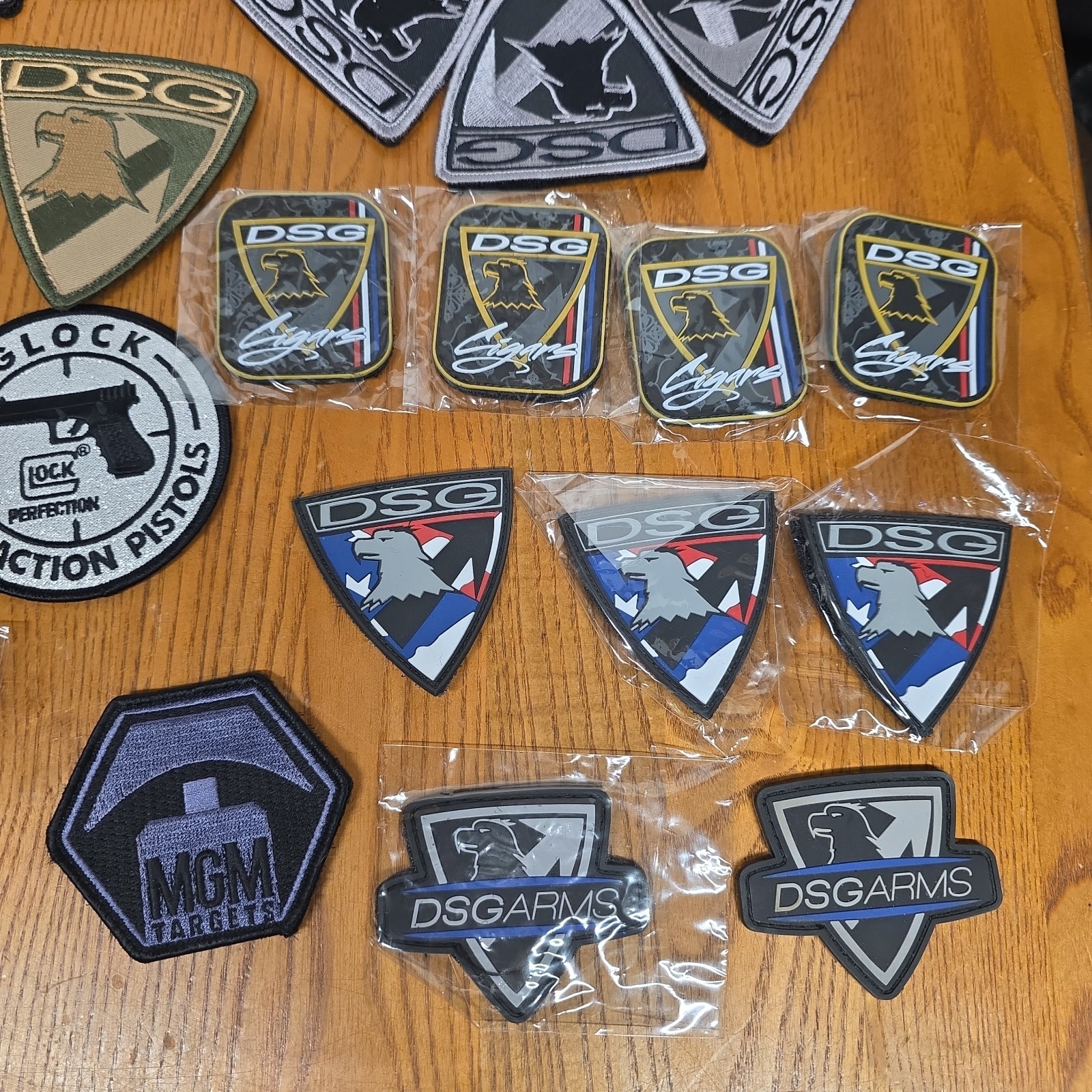 41 Mixed Military Tactical Morale Patch Hook Loop Sew On Some Backs Missing